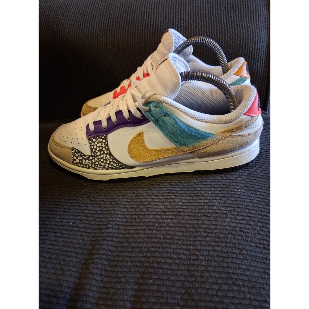 Nike Women’s Low-Top Sneakers in White, Gold, Purple, Teal, Pink